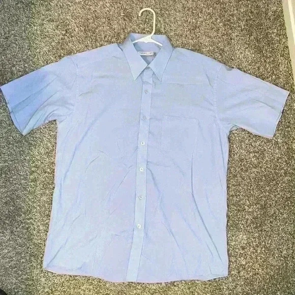 VALENTINO CHRISTY SHORT SLEEVE BUTTON DOWN SHIRT (105)