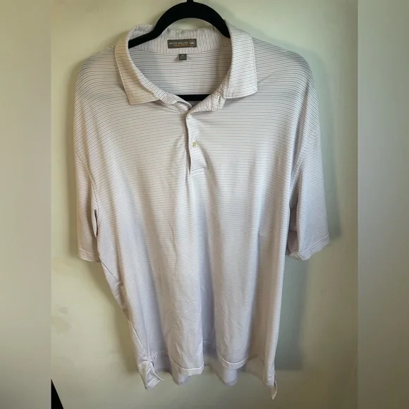 Peter Millar Summer Comfort Golf Striped Polo XL (J)