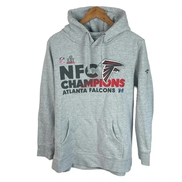 B15 Men’s Fanatics Pro Line Atlanta Falcons NFL Football Hoodie Sweatshirt XL