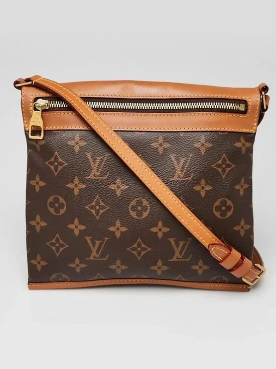 Louis Vuitton Monogram Coated Canvas/Leather Saumur PM Messenger Bag