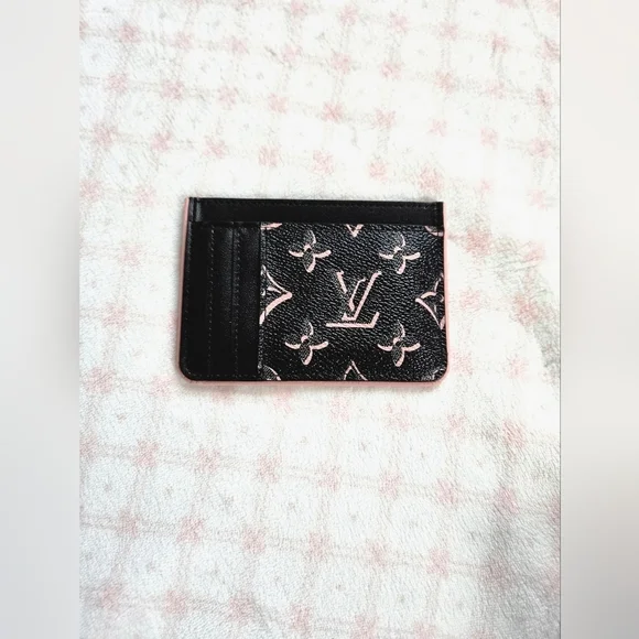 Louis Vuitton Porto Cult Side Up Card Case – Black/Pink Monogram (BNIB)