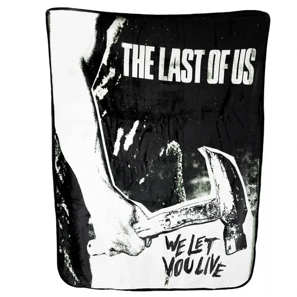 The Last of Us Moth To The Plague Fleece Throw Blanket 50x60 We Let You Live New