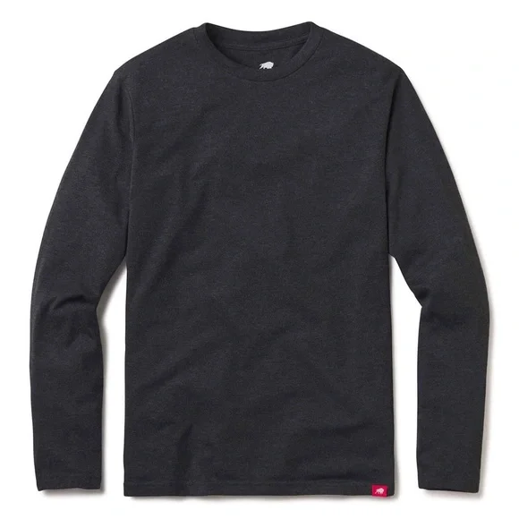 Sportiqe Men's Charcoal Long Sleeve Tee