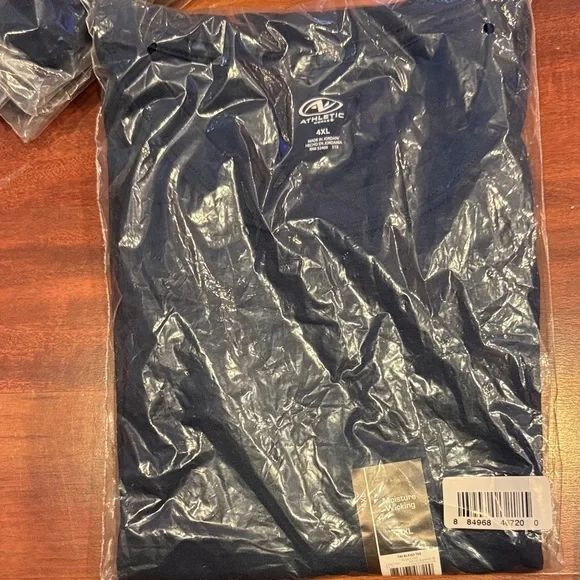 4XL Navy Athletic T-Shirt
