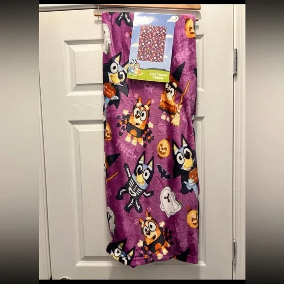 Bluey Halloween Blanket