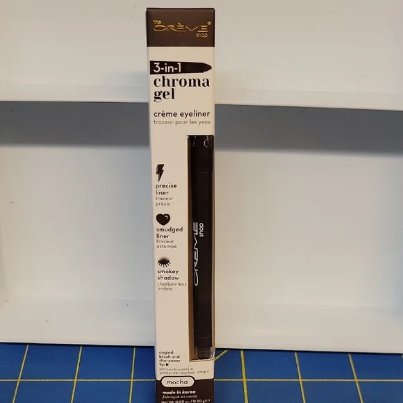 The Creme shop 3-in-1 Chroma Gel Eyeliner - Mocha NIB