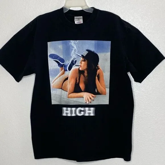 SHAKA Wear Men’s Super Max Heavy 100% Cotton Black T Shirt Size XL