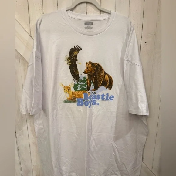 Beastie Boys / Stance Colab - Graphic T-Shirt - Sz. 4XL Short Sleeve Crew Neck