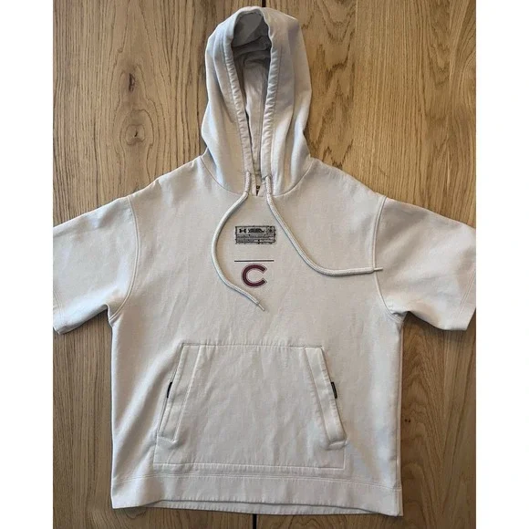 Under Armour UA Summit Knit‎ Short Sleeve Hoodie Colgate University Mens S gray