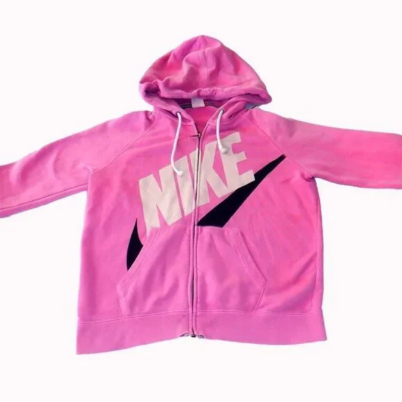 Nike pink womens hoodie