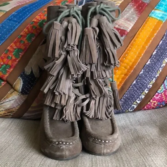 Joyfolie “Cheyenne” Genuine Suede Boots