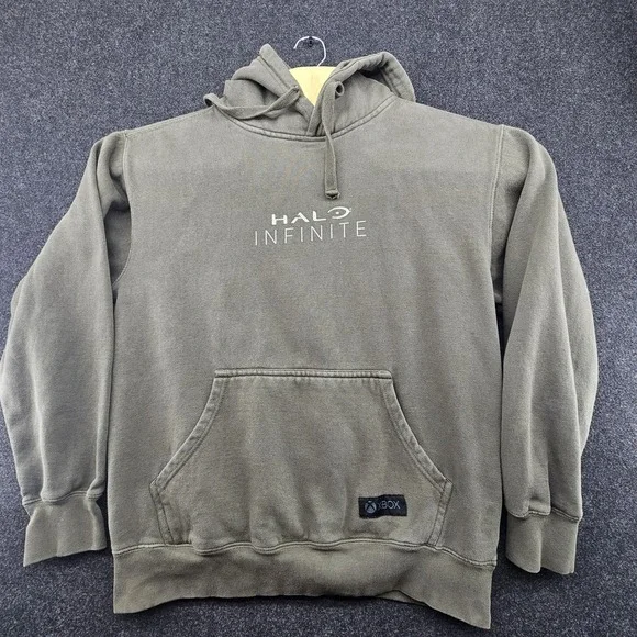XBOX Hoodie Halo Infinite Olive green Xbox Gaming Console Hoodie Sm