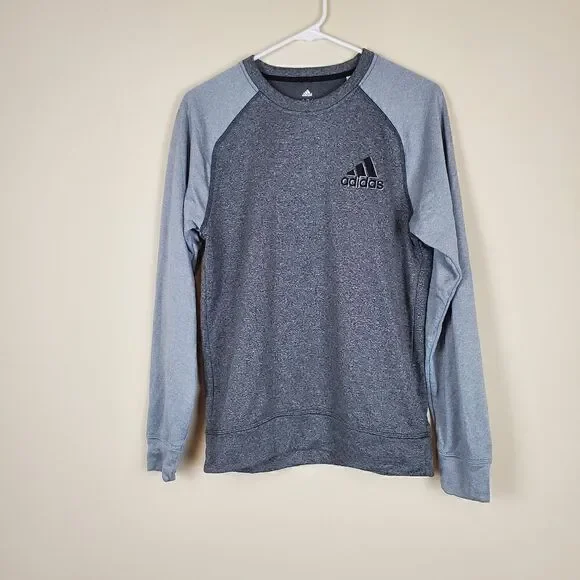 Adidas Climawarm Gray Men's Sweatshirt Size Small