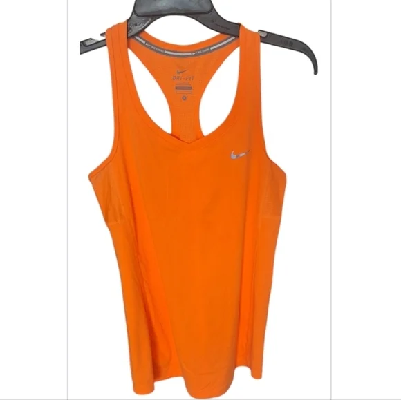 Nike Dri-Fit Orange Women's Tank Top Size S