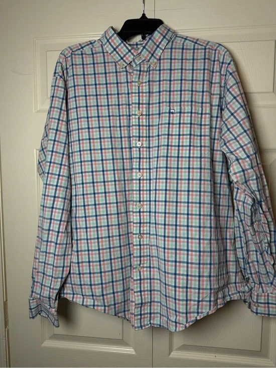 Southern Shirt Cotton Club Button Down Plaid Shirt