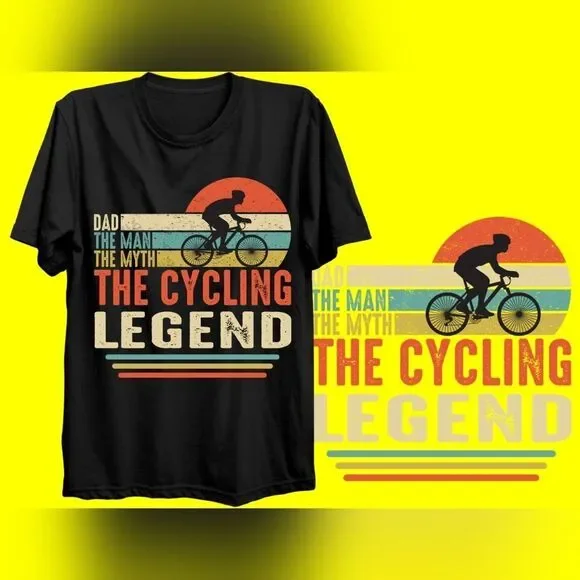 Bicycle Short Sleeve T-shirt Apparel Unisex Size Bike Enthusiast Theme