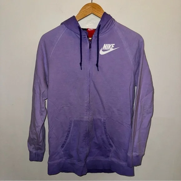 Nike Lavender Full Zip Up Hoodie Women’s Size Small