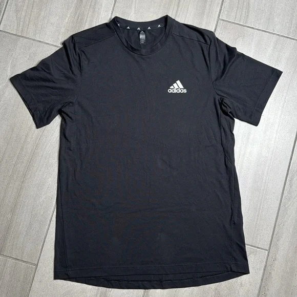 Adidas AeroReady Black Icon Training Shirt - Elevate Your Workout Style