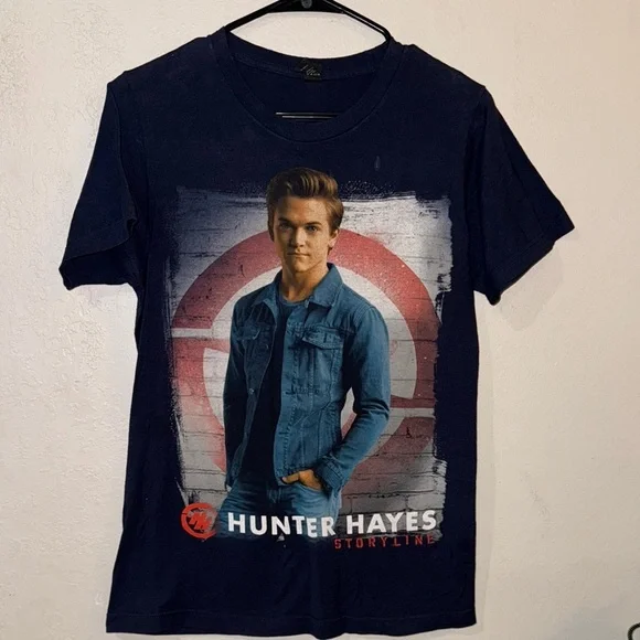 Hunter Hayes Storyline Men’s Size Small T-Shirt - Navy