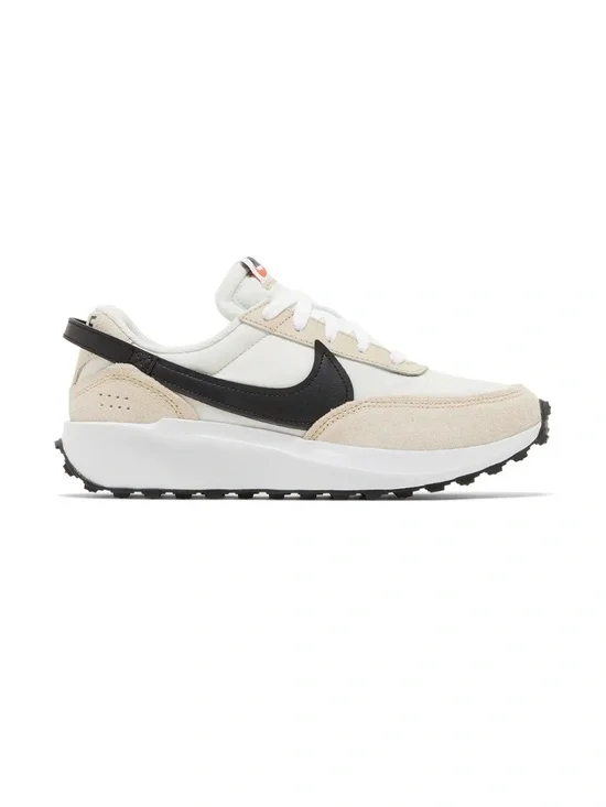 Nike Waffle Debut Sneakers Sanddrift White Black Retro Men 7.5 / Women 9
