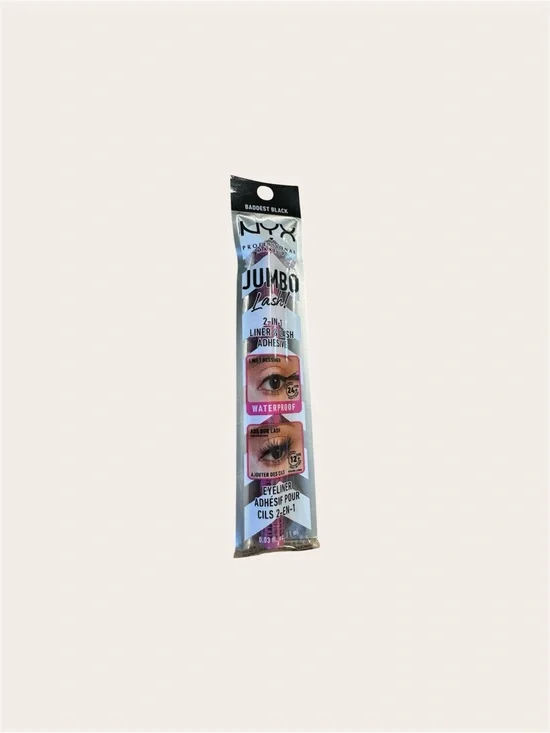 NYX Jumbo Lash! 2-in-1 Liner & Lash Adhesive Baddest Black Waterproof
