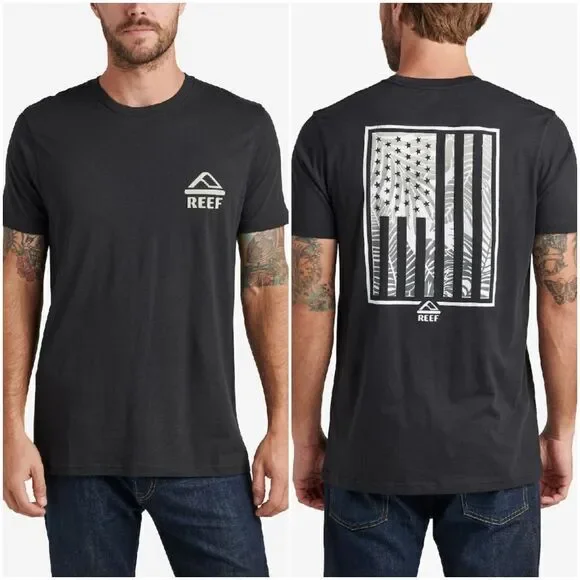 Reef Jamison Graphic T-shirt Sz Small