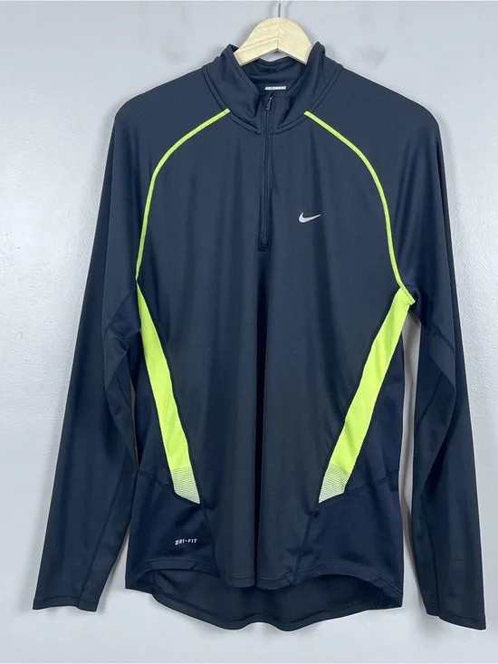 Nike Running Women's Dri-Fit 1/4 Zip Lightweight Performance Top Size M; Active
