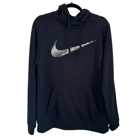 Nike Dri-FIT Hoodie CJ4268-010 Black‎ Pullover Sweatshirt Men’s Size M
