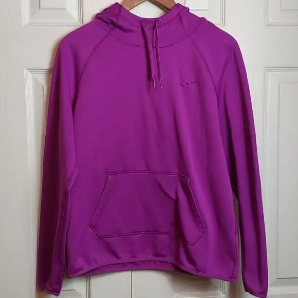 Nike Therma-Fit Berry Hoodie Sweatshirt Sz M