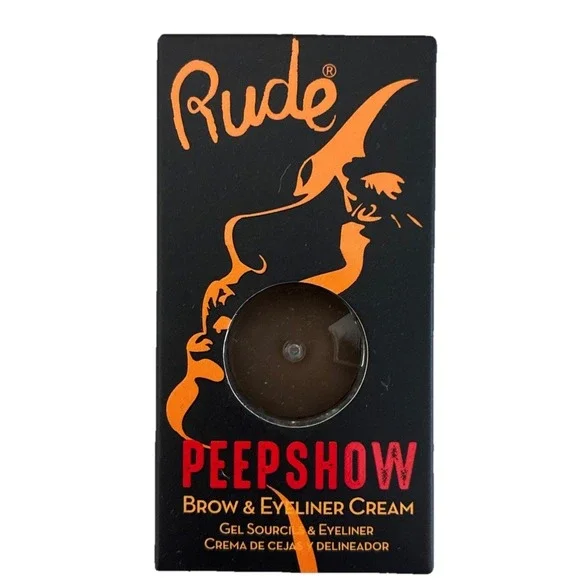 Rude Cosmetics Peepshow Brow &‎ Eyeliner Cream  Private Moment 88034 NEW