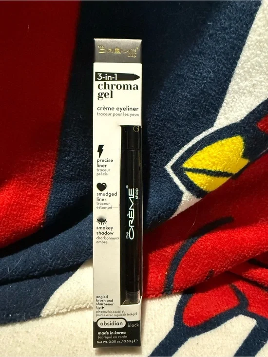 3-in-1 Chroma Gel Crème Eyeliner in Obsidian Black or Brown - Crème Shop