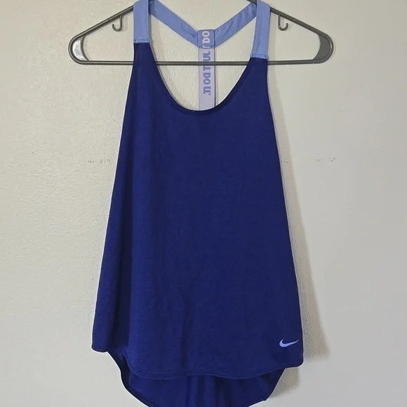 Nike Dri-Fit | Navy T-back Tank Top Size Small