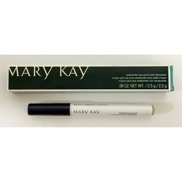 Mary Kay Weekender Eye Pencil Women .08 oz Sage Green with Sharpener