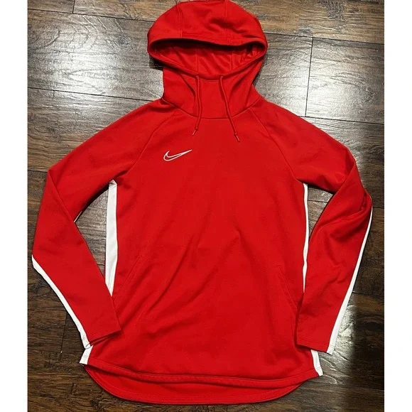 Nike Dri Fit‎ Hoodie, Kangaroo Pouch, Red, Athletic Sports, Women's Size Small