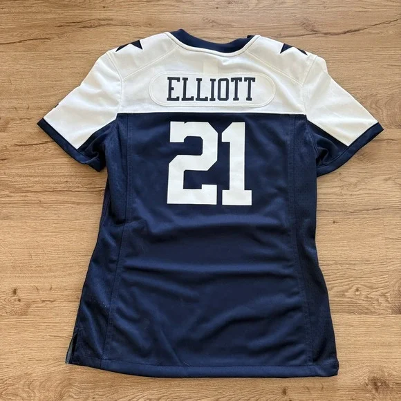 Nike On Field Dallas Cowboys Ezekiel Elliott Jersey‎ Women's Small