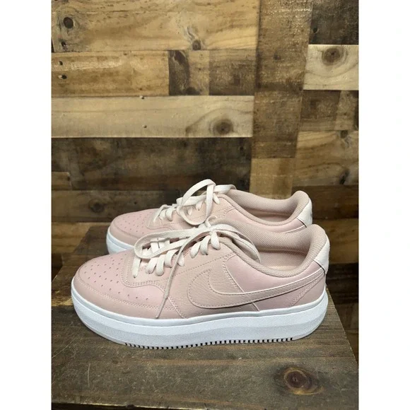Nike Court Vision Alta Pink Platform Sneakers Rose Whisper DM0113-600 Womens 11