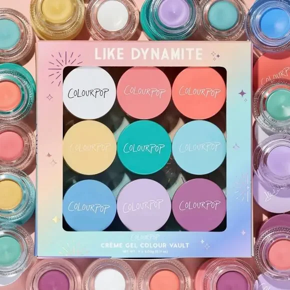 COLOURPOP Like Dynamite Creme Gel Liner Eyeliner Colour Vault 9 Pack NEW IN BOX