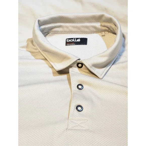 Bollé XXL Golf Polo Shirt Performance Athletic Training‎ Sportswear Beige