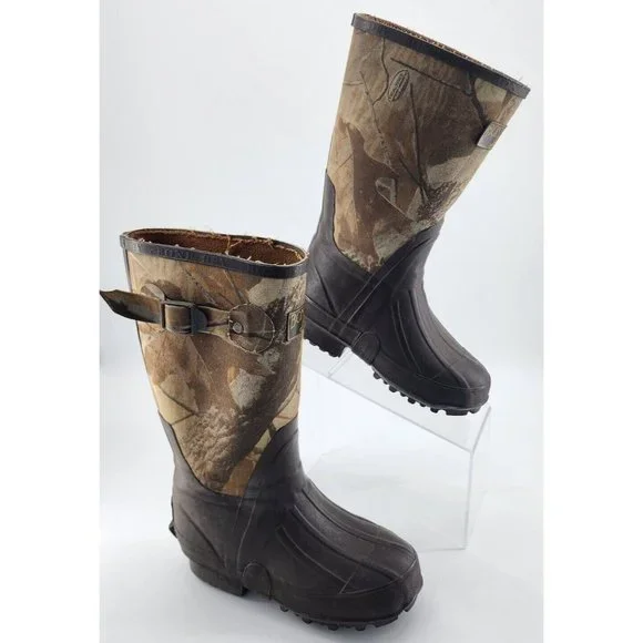 Red Head Bone Dry Boots Thinsulate 400 Gram‎ Steel Shank Realtree Hardwoods 13 Y