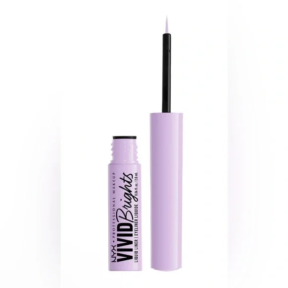NYX NIB Vivid Brights Liquid Eyeliner - Lavender