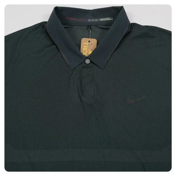 NEW Nike Tiger Woods Collection‎ Polo Mens XXL Slate Troon Golf Shirt NWT