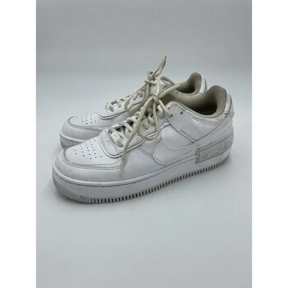 Nike White Air Force One's Women's Size 9 Low Top‎ Trainers Sneakers