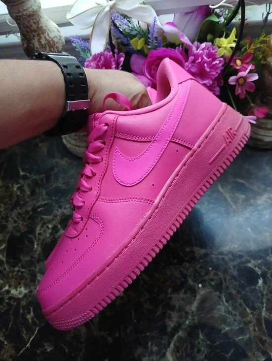 🇺🇸 4th of July Nike AF1 'Fireberry' Streetwear/Lifestyle Shoes 8.5 for Women