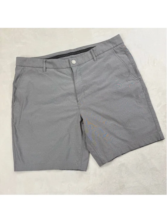 Men's Bonobos Golf Flat Front Shorts Waist 36 Gray