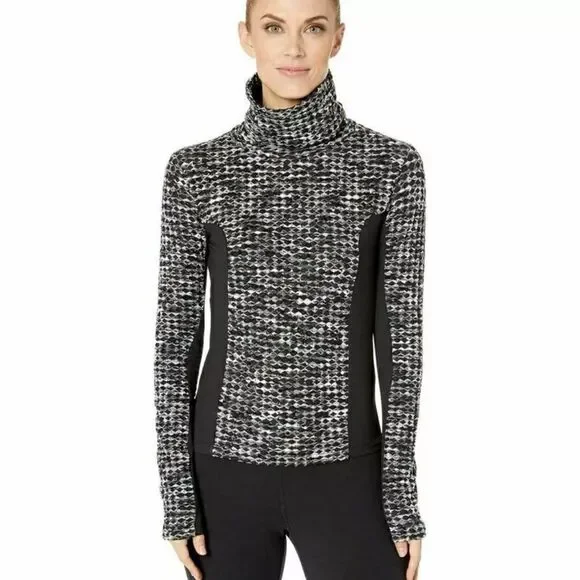 NIKE PRO Hyperwarm Womens Pullover Black Gray Women’s Size Small 933296-010