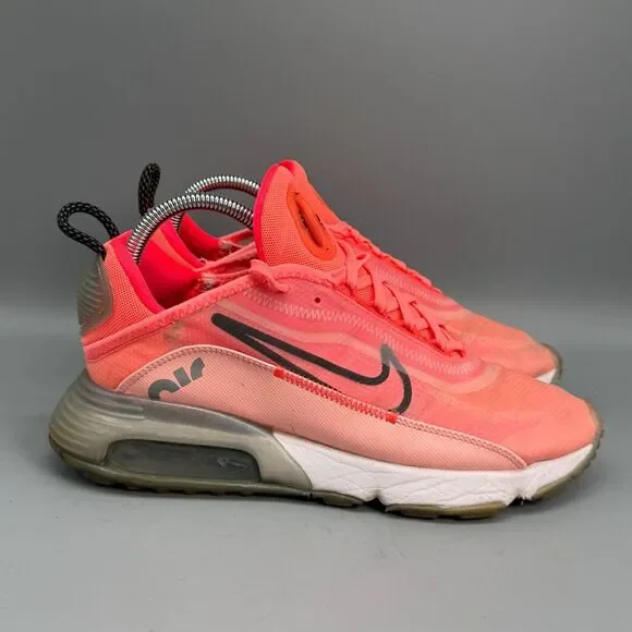 Nike Air Max 2090 Womens 8.5 Lava Glow Lace Low Running Athletic Sneakers Shoes