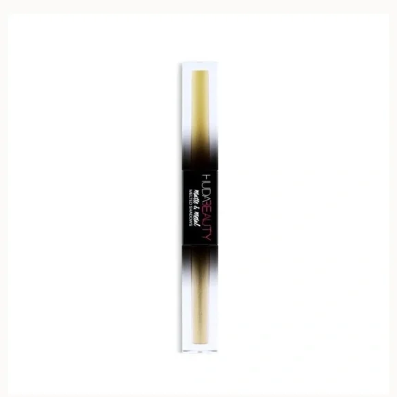 HUDA BEAUTY Matte & Metal Dual Ended Eyeshadow-Limelight & Gold Chains (BNIB)