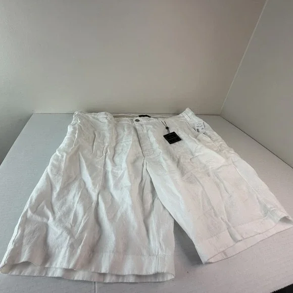 JoS. A‎ Bank Men's White Linen Blend Reserve Shorts Size 44R NWT Beach Vacation