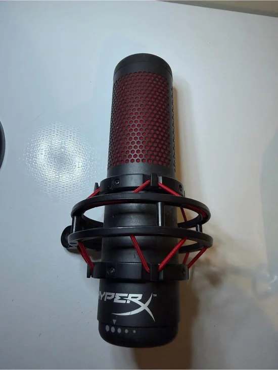 USB Hype Black and Red Broadcast Condenser Microphone