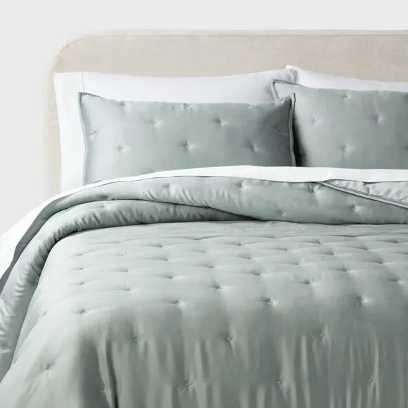 Threshold™ TENCEL™ Full/Queen Comforter & Sham Set Teal 3Pc Cooling 320TC